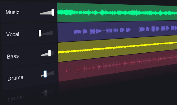 Splitter AI music separator